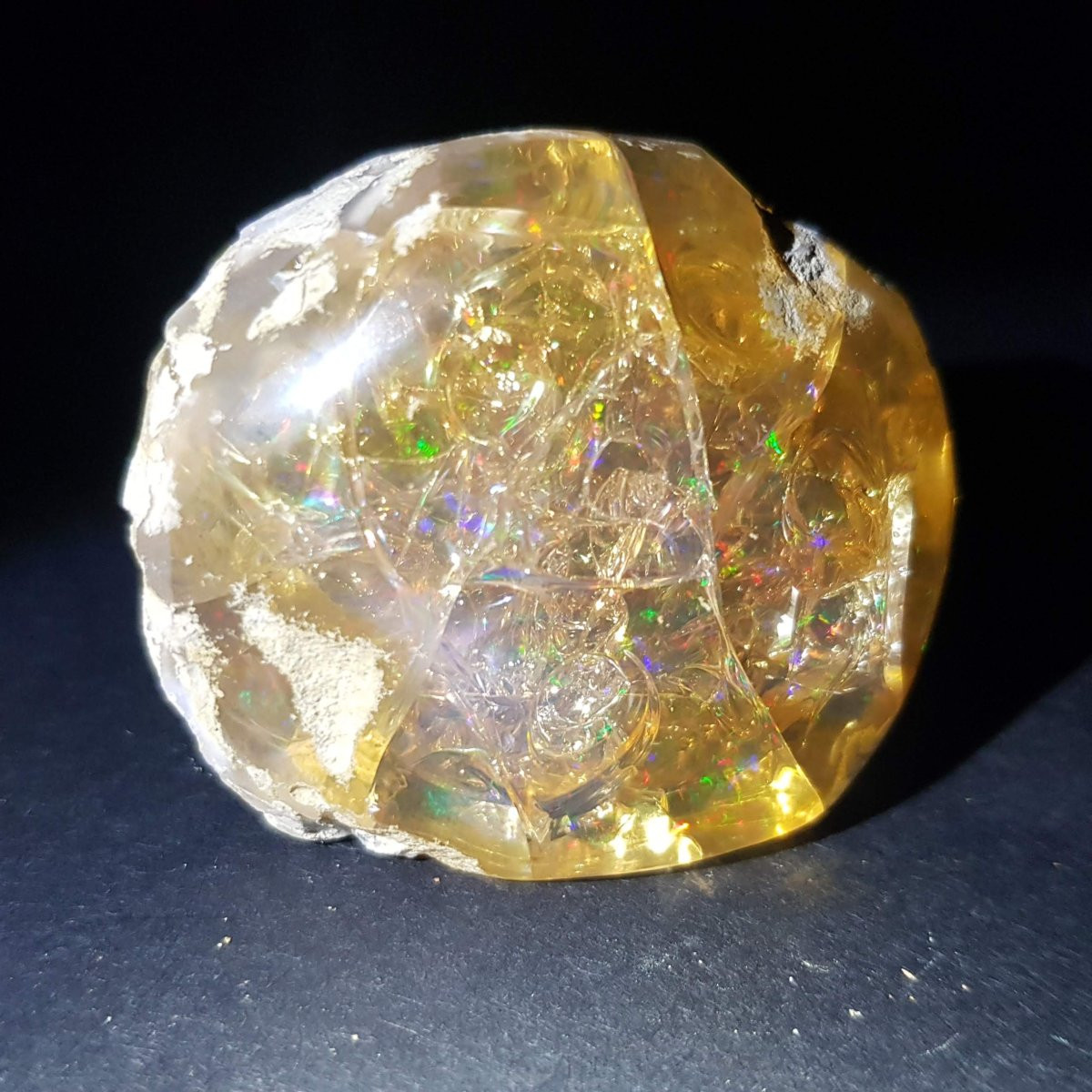 Large Natural Precious Opal - 46 Grs - 4.8 Cms-photo-4