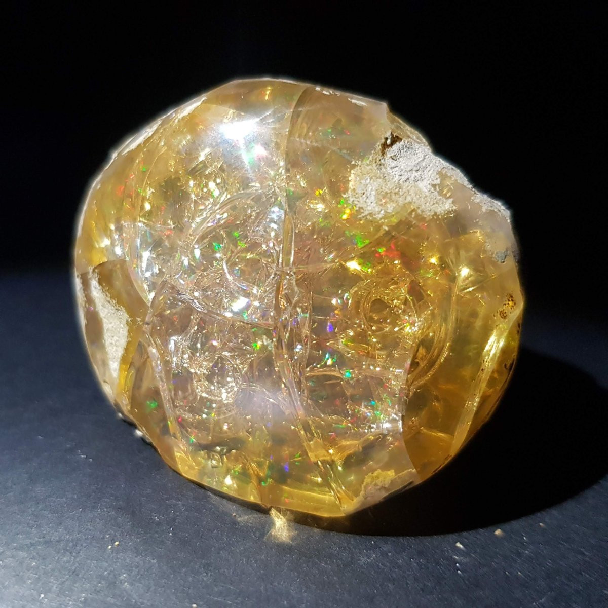 Large Natural Precious Opal - 46 Grs - 4.8 Cms-photo-4