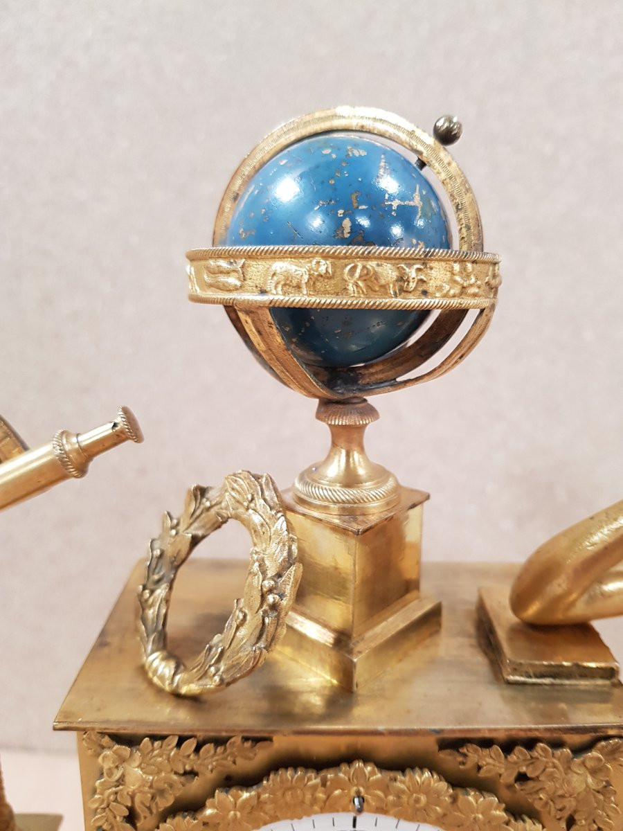 Pendulum / Clock - Urania - Empire Period - Astronomy-photo-1
