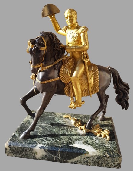 Napoleon On Horseback - 19th Century Sculpture