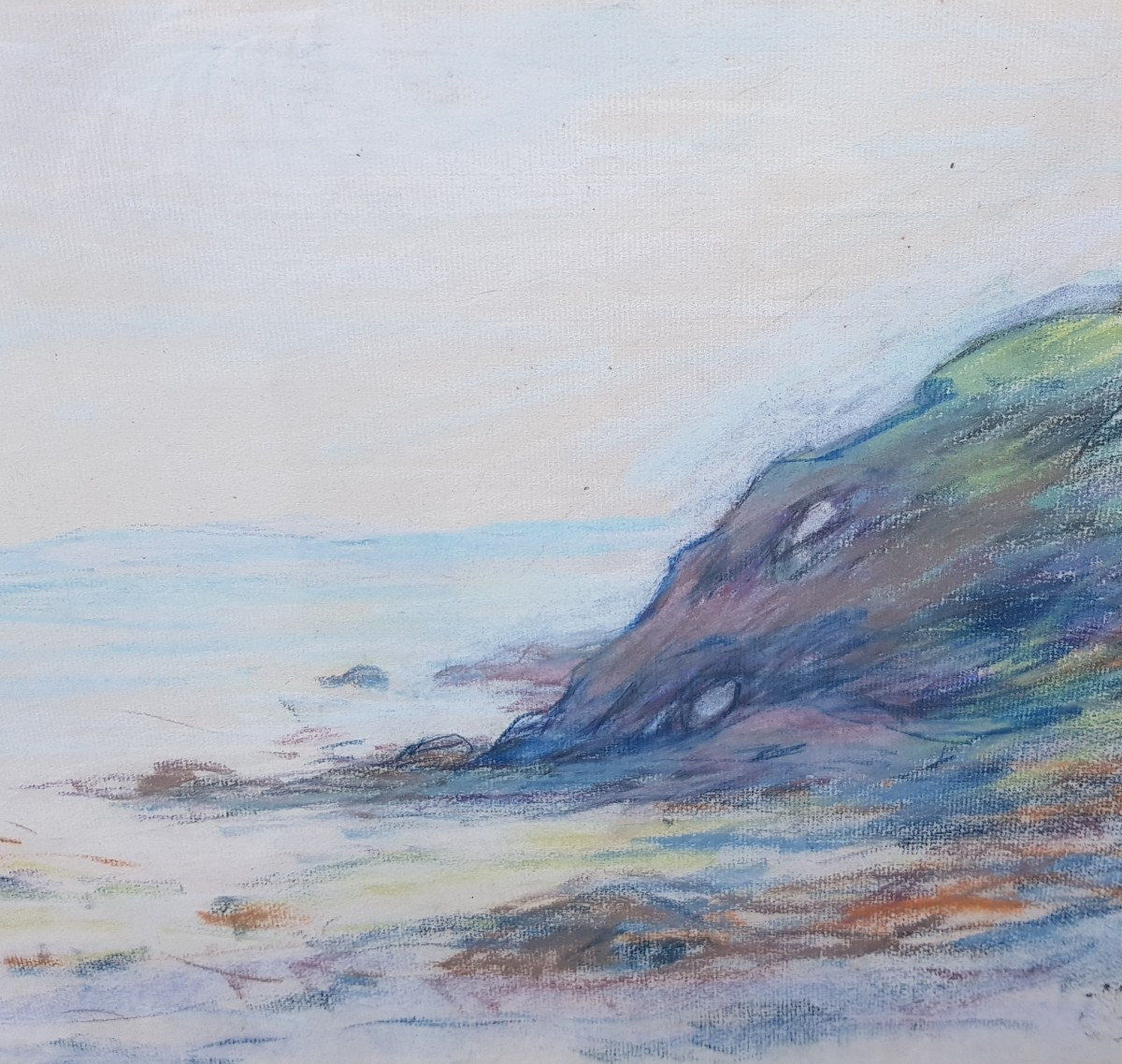 SCHUFFENECKER - Grand pastel - Ecole Pont Aven