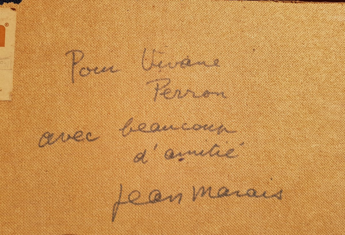 Jean MARAIS - Tableau signé / dédicacé - 1980-photo-2