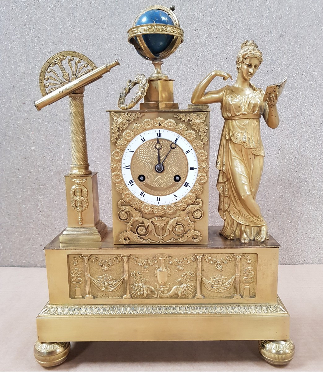 Astronomy Pendulum / Clock - Urania - Empire Period 