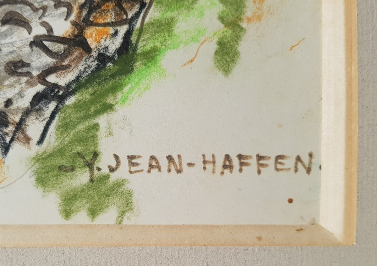 Yvonne JEAN HAFFEN - Grand dessin - La Rance - Dinan -photo-4