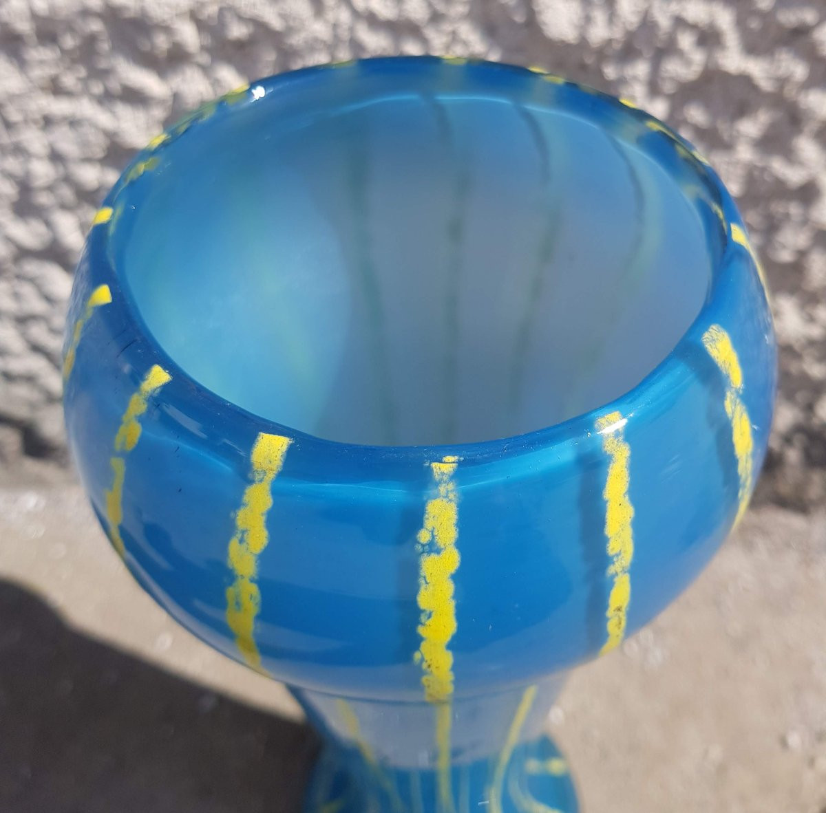 Grand Vase Art Déco - Attribué SCHNEIDER - 1930-photo-4