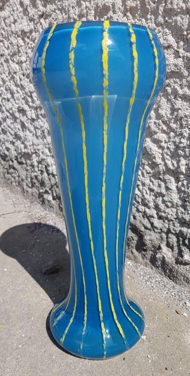 Grand Vase Art Déco - Attribué SCHNEIDER - 1930