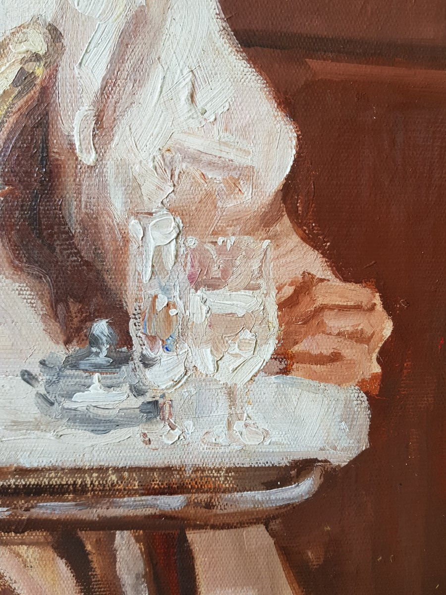 ZEYTLINE - Grande huile sur toile - Belle époque, PARIS-photo-7