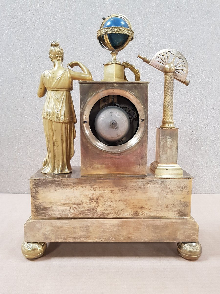 Astronomy Pendulum / Clock - Urania - Empire Period -photo-3