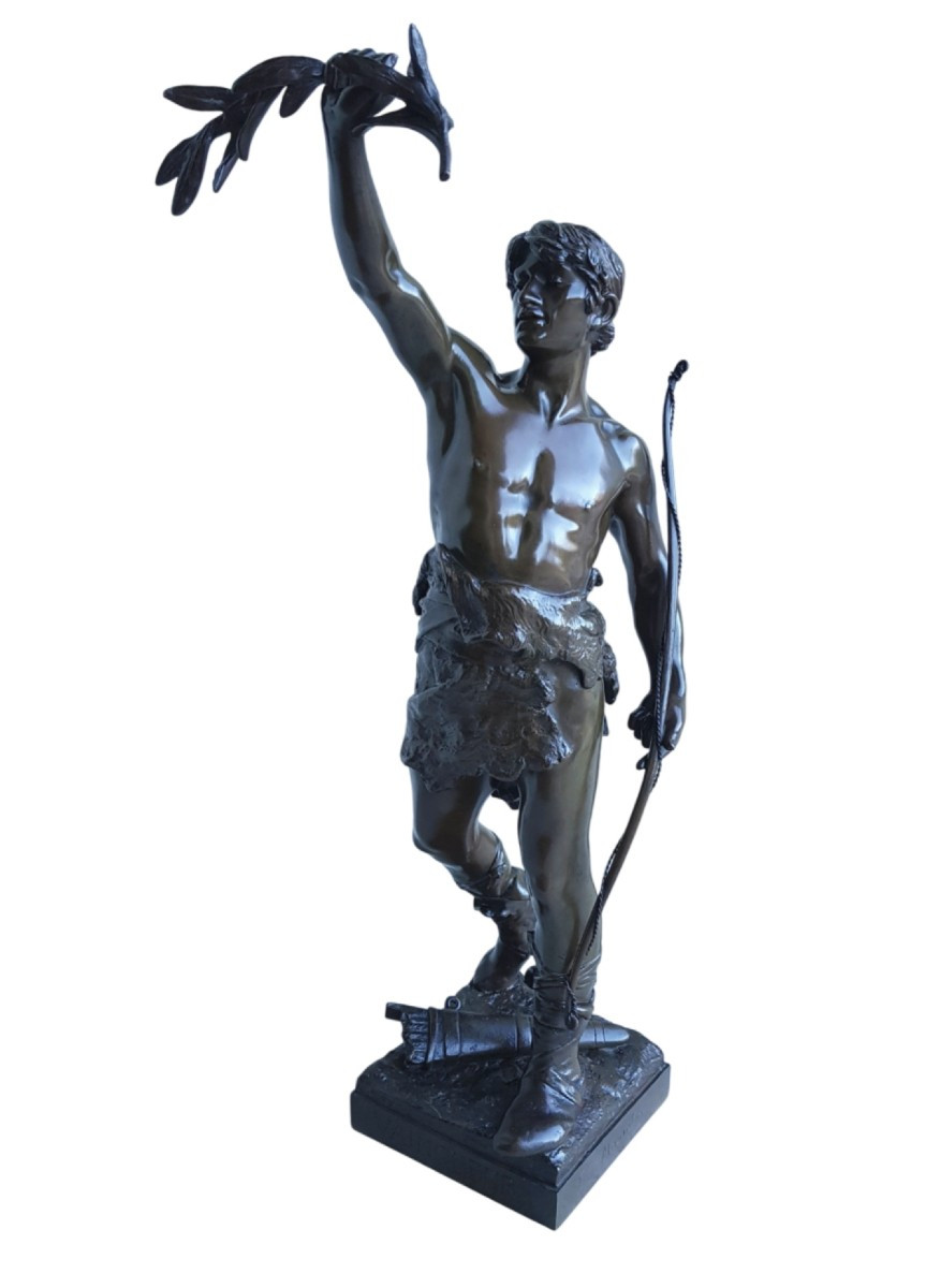 Eugène MARIOTON - Vainqueur - Grand bronze 54 cms