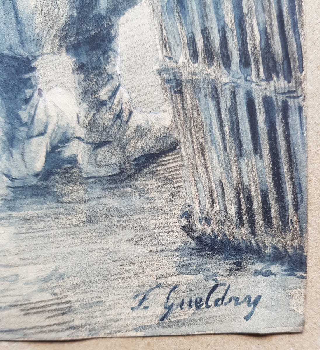 Ferdinand GUELDRY - Dessin Militaria - Soldats - 1916-photo-3