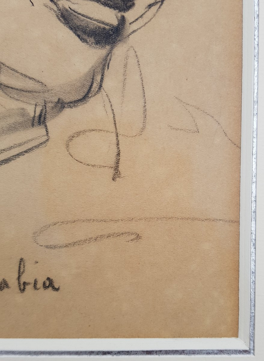 Francis PICABIA - Dessin - Portrait - CERTIFICAT-photo-1