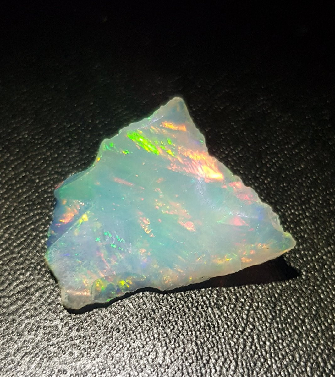 OPALE naturelle - Feux multicolores - 25 mm-photo-1