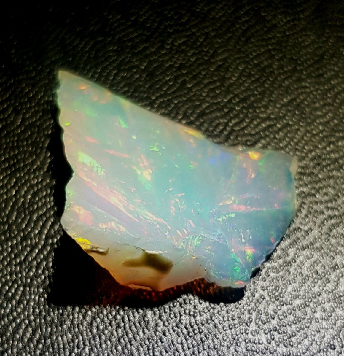 OPALE naturelle - Feux multicolores - 25 mm-photo-3