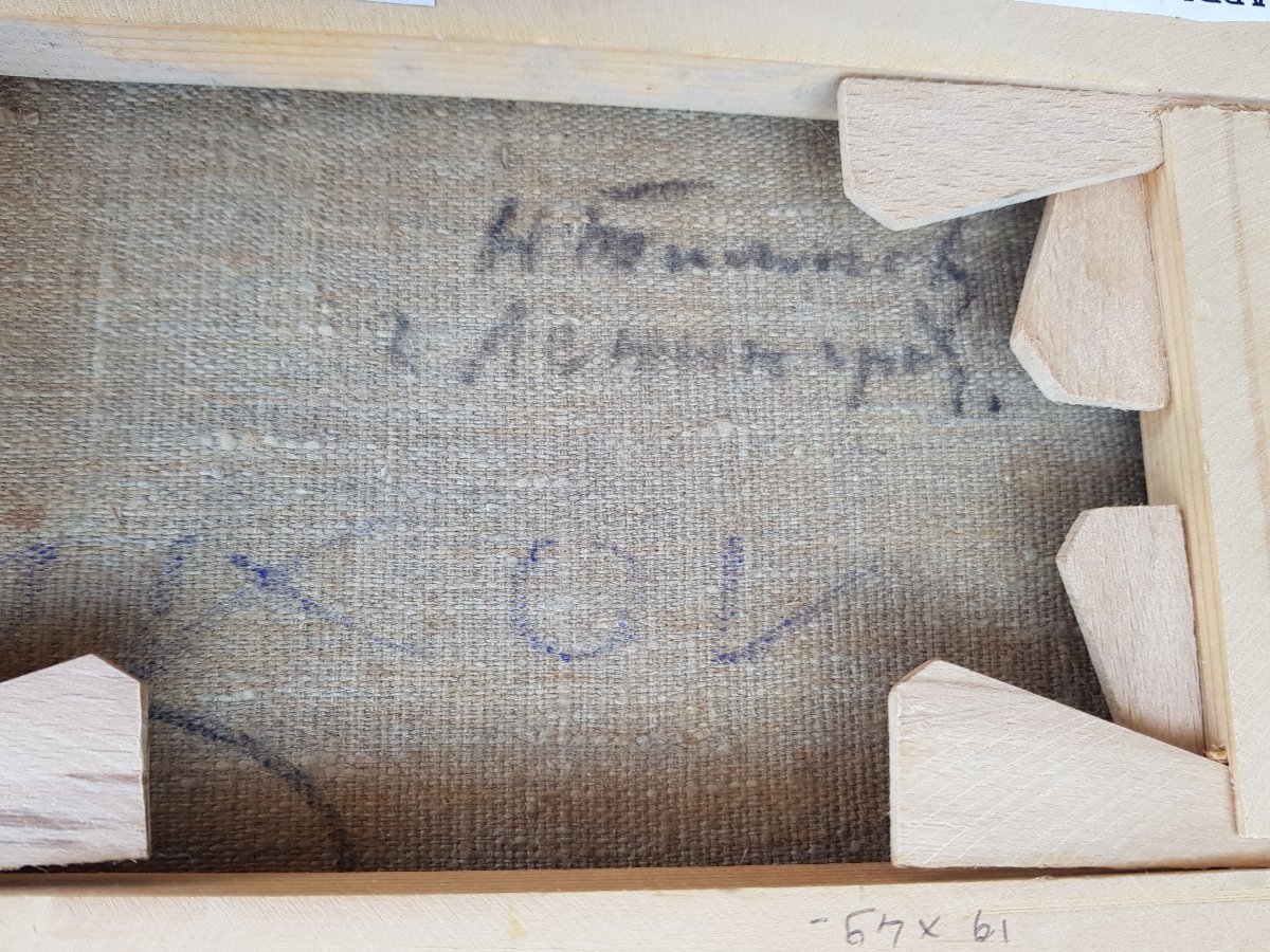 TIMKOV - Huile sur toile - Bords de la Neva, Russie-photo-3