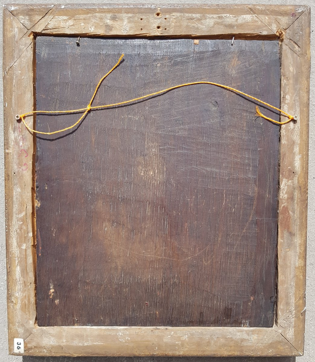 Virgin/pieta - Oil On Panel - Flemish School - 1600-photo-3