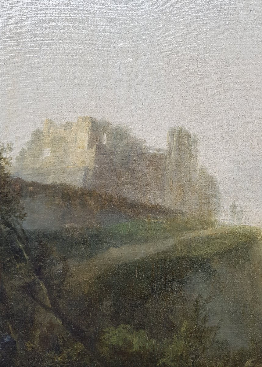 Jean-Victor BERTIN - Huile sur toile - Paysage d'Italie - 1800-photo-8