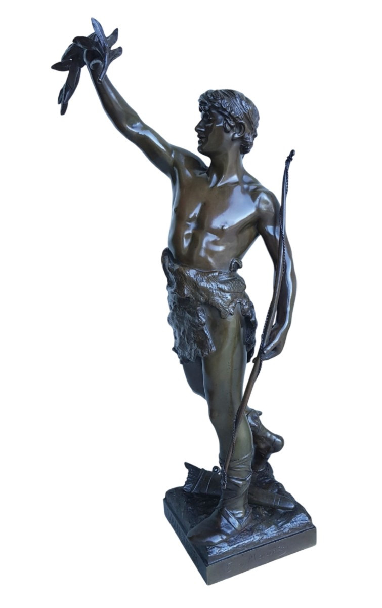 Sculpture bronze 1900 - MARIOTON - 54 cms 