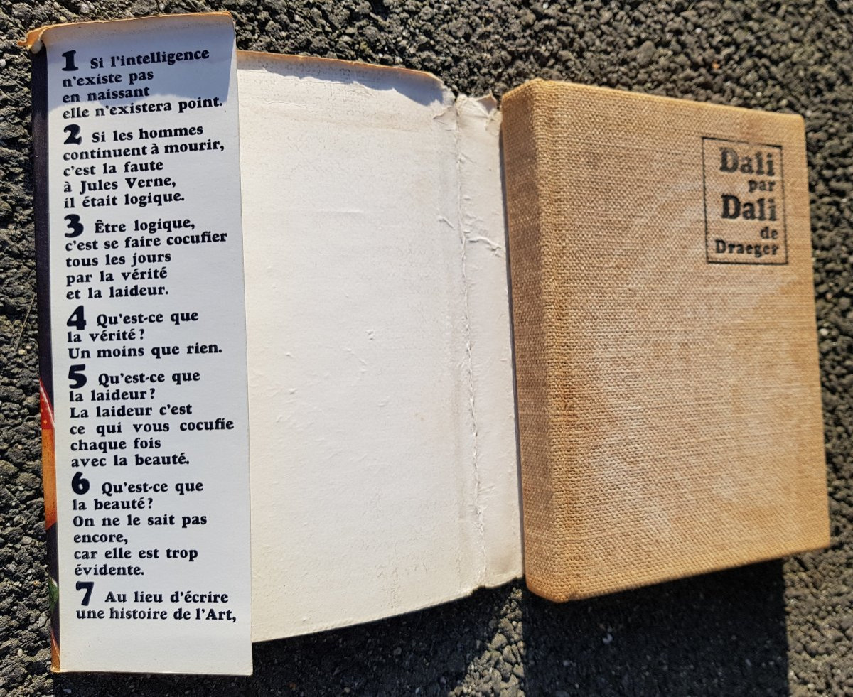 Salvador DALI - Dessin - Livre dédicacé - 1971-photo-5