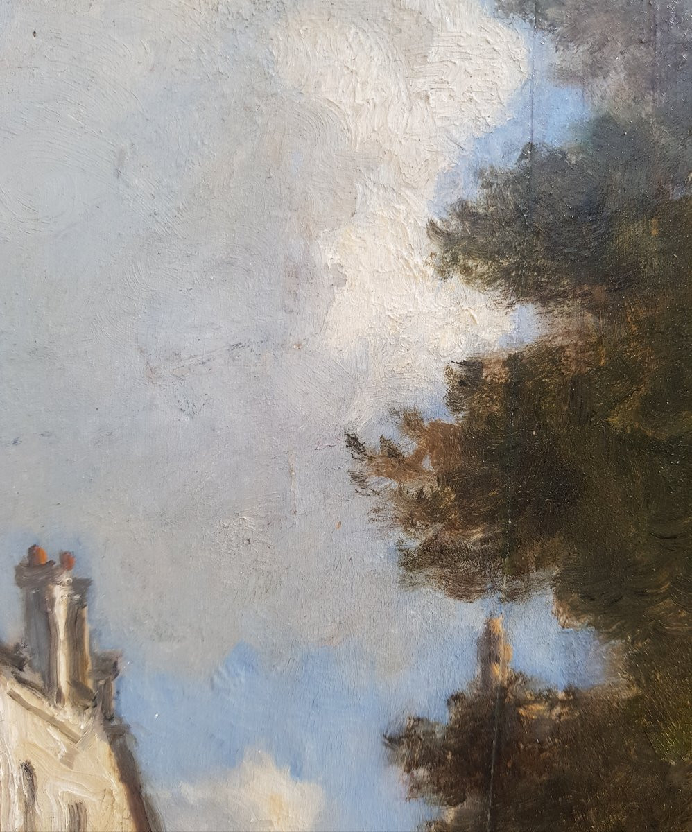 Pecrus - Oil On Panel - 1880 - Montmartre, Paris-photo-6