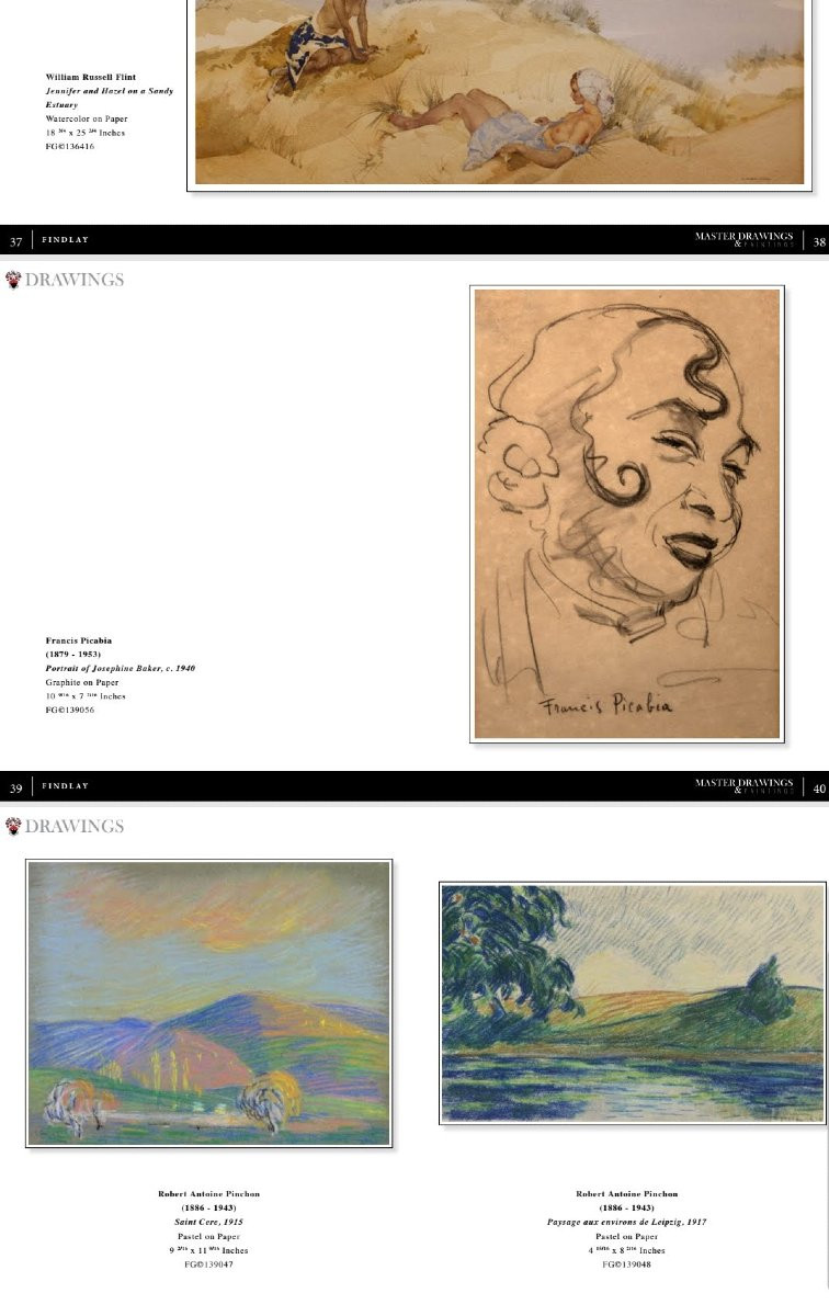 PICABIA - Dessin - Portrait de femme - CERTIFICAT-photo-2