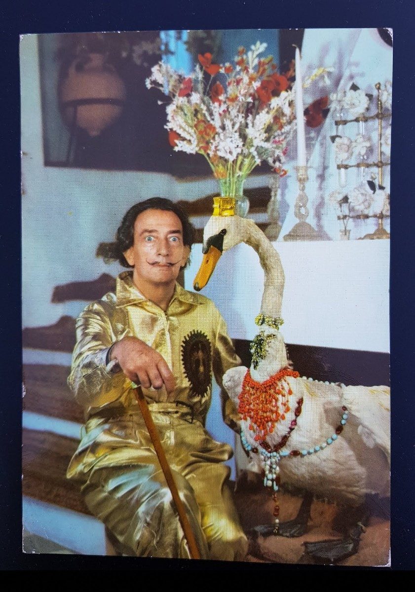 DALI - Carte Postale Signée - Cadaquès - 1971 