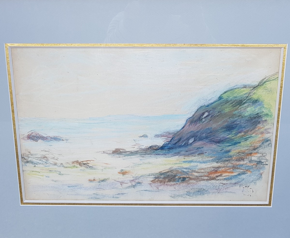 SCHUFFENECKER - Grand pastel - Ecole Pont Aven