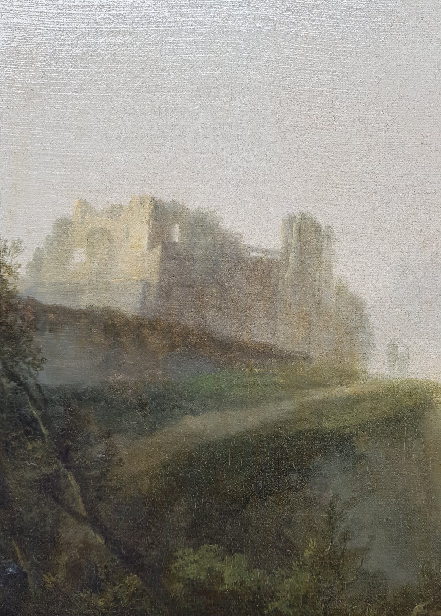 Jean-Victor BERTIN - Huile sur toile - 1800 - Paysage d'Italie-photo-6