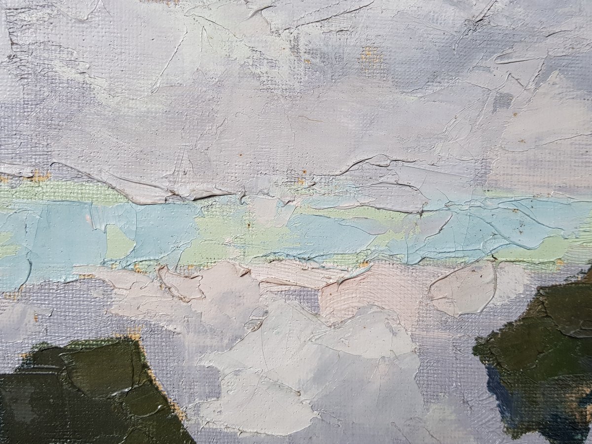 Edouard Cortès - Oil On Canvas - Seaside, Brittany-photo-2