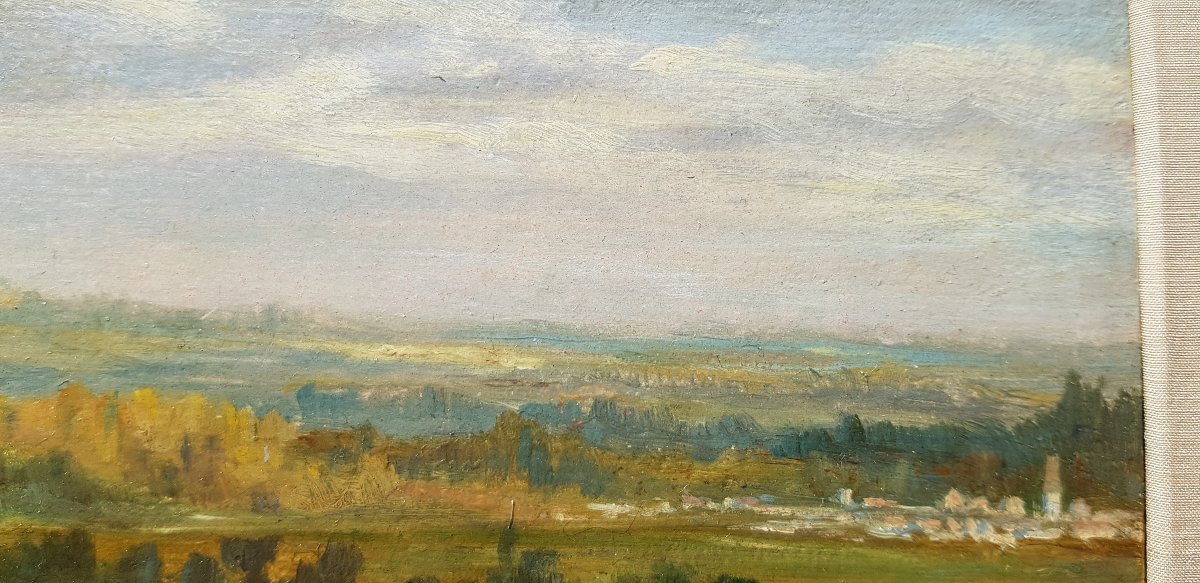 Theodore Rousseau - Landscape 1830 - Certificate / C.o.a-photo-2