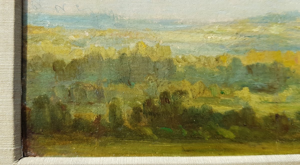 Theodore Rousseau - Landscape 1830 - Certificate / C.o.a-photo-2