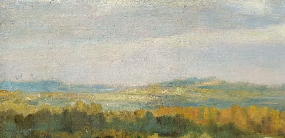 Theodore Rousseau - Landscape 1830 - Certificate / C.o.a-photo-6