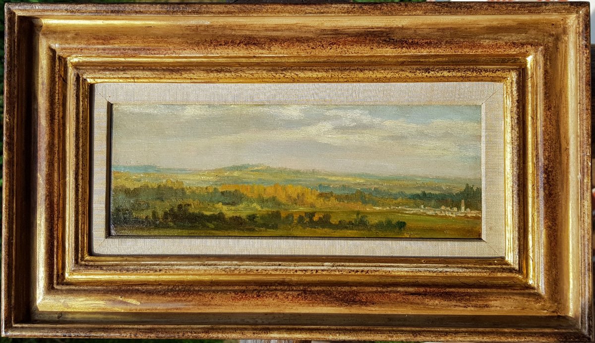 Theodore Rousseau - Landscape 1830 - Certificate / C.o.a
