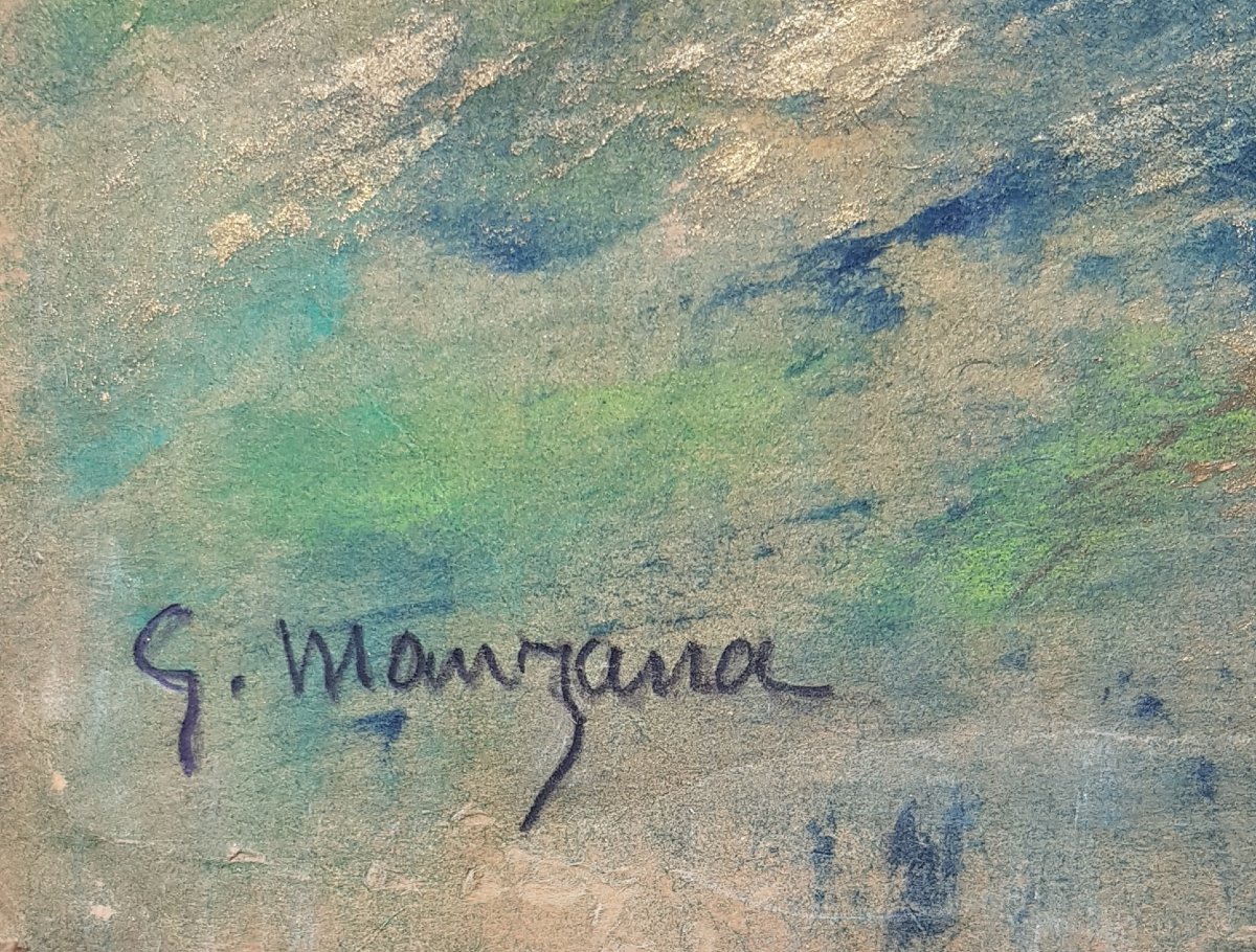 Manzana Pissarro - 65 X 51 Cm - Young Tahitian Woman-photo-1