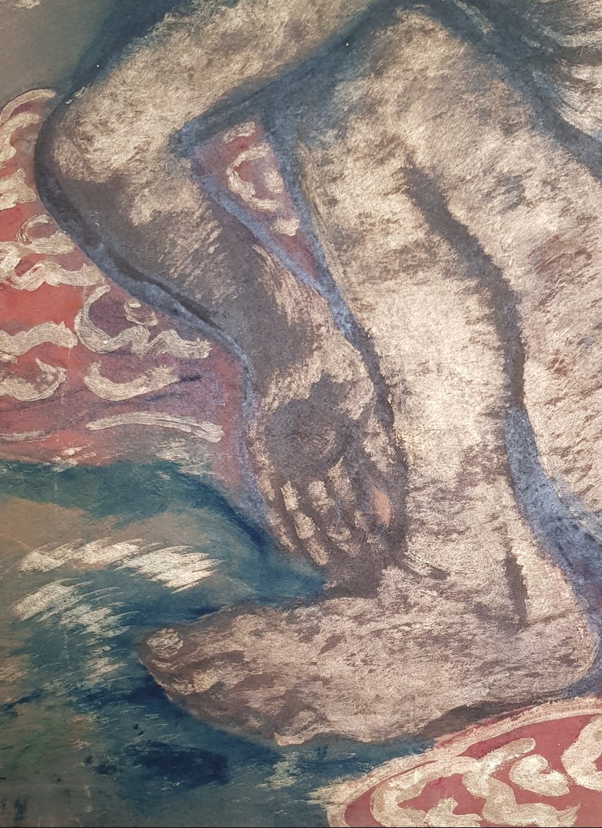 Manzana Pissarro - 65 X 51 Cm - Young Tahitian Woman-photo-4