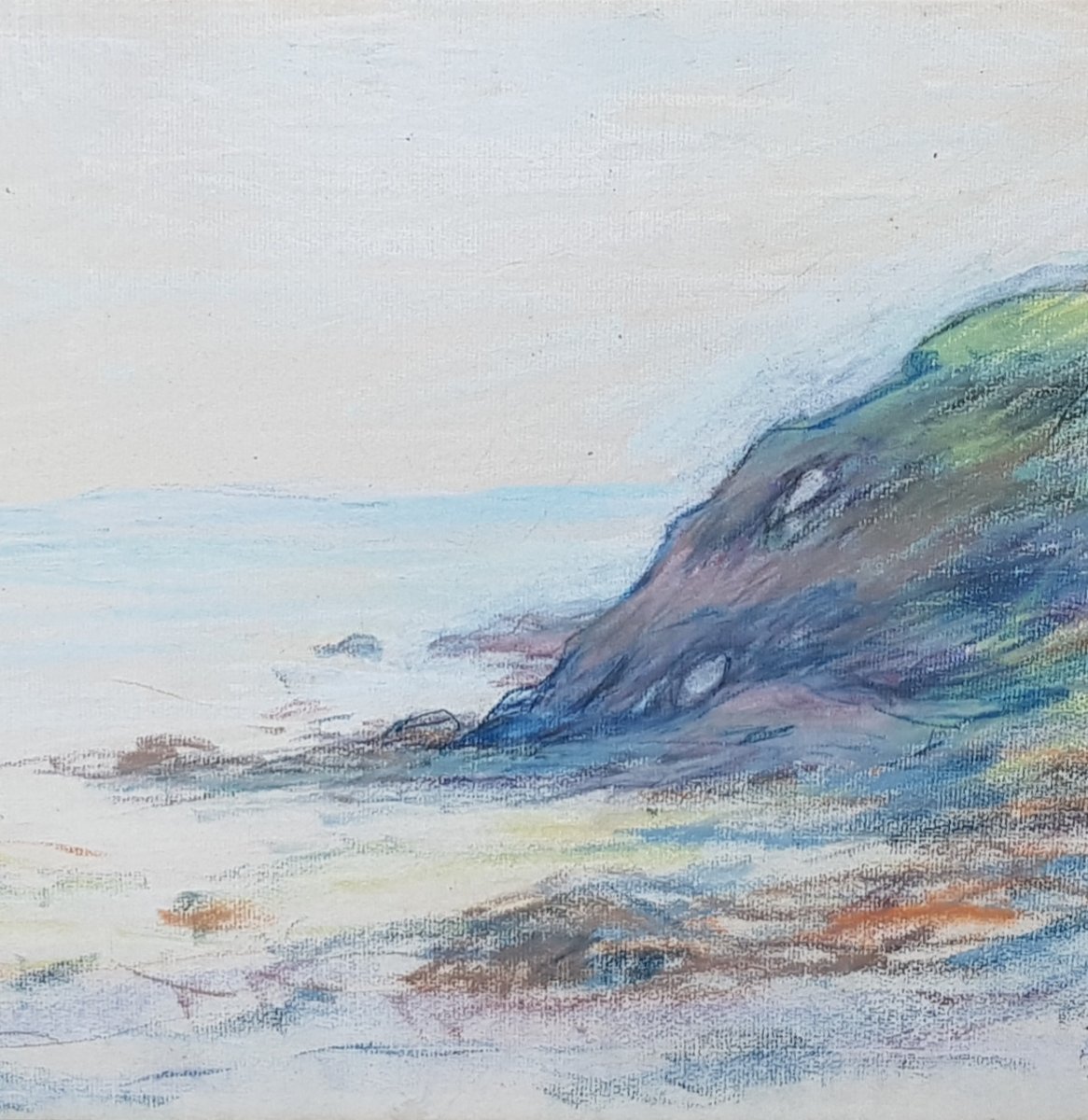 Schuffenecker - Large Pastel - Pont-aven School - Seashore