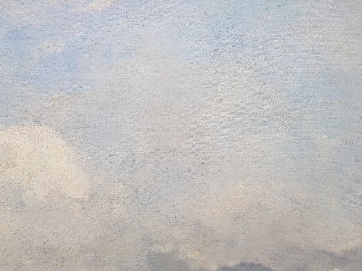 DELPY - Huile sur toile - 60 x 73 cms - Voiliers en mer-photo-5
