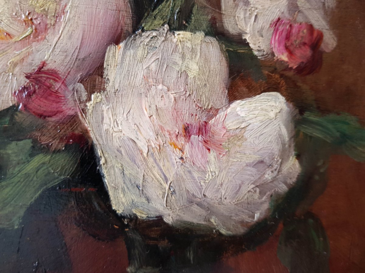 Eugène Petit -  Bouquet Of Roses - C.1870-photo-2