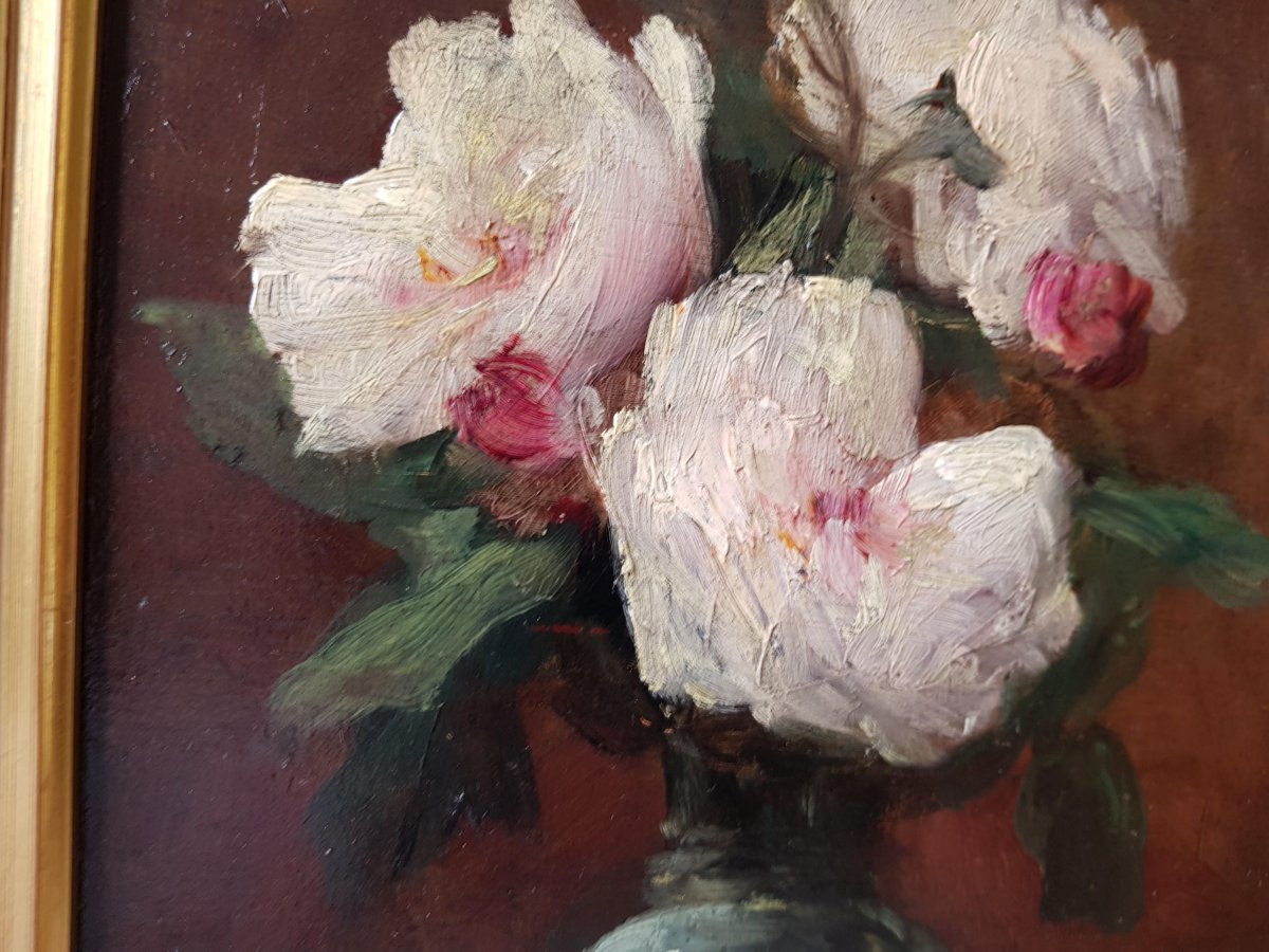 Eugène Petit -  Bouquet Of Roses - C.1870-photo-5