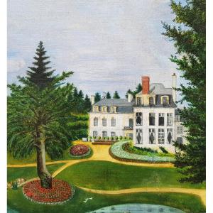 Douanier ROUSSEAU (d'après) - Ecole naïve - Château - 1900