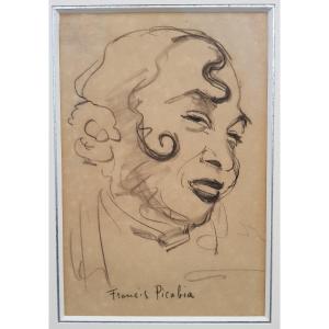 Francis PICABIA - Dessin - Portrait - CERTIFICAT