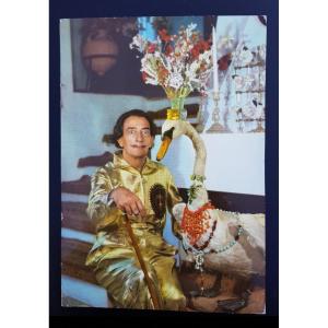 Dali - Signed Postcard - Cadaques, Spain - 1971