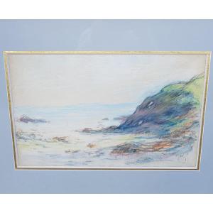 SCHUFFENECKER - Grand pastel - Ecole Pont Aven