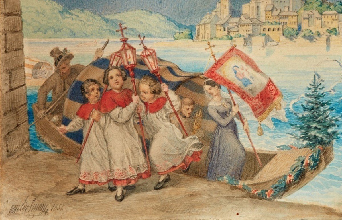 Lago Maggiore De Schnorr Von Carolsfeld, 1851-photo-3