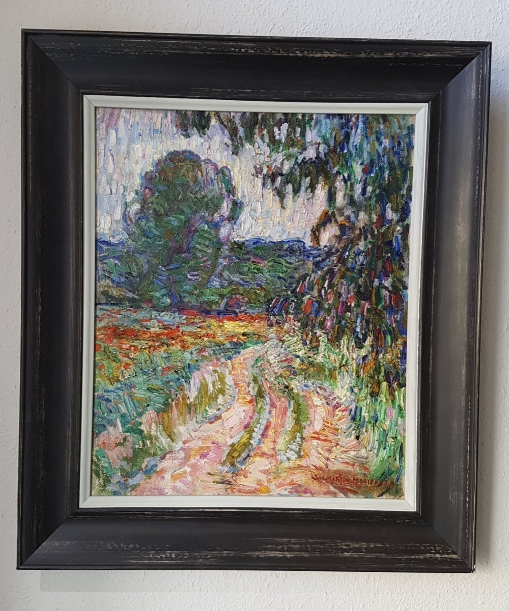 Paysage Impressionniste Par Martin-Ferrieres