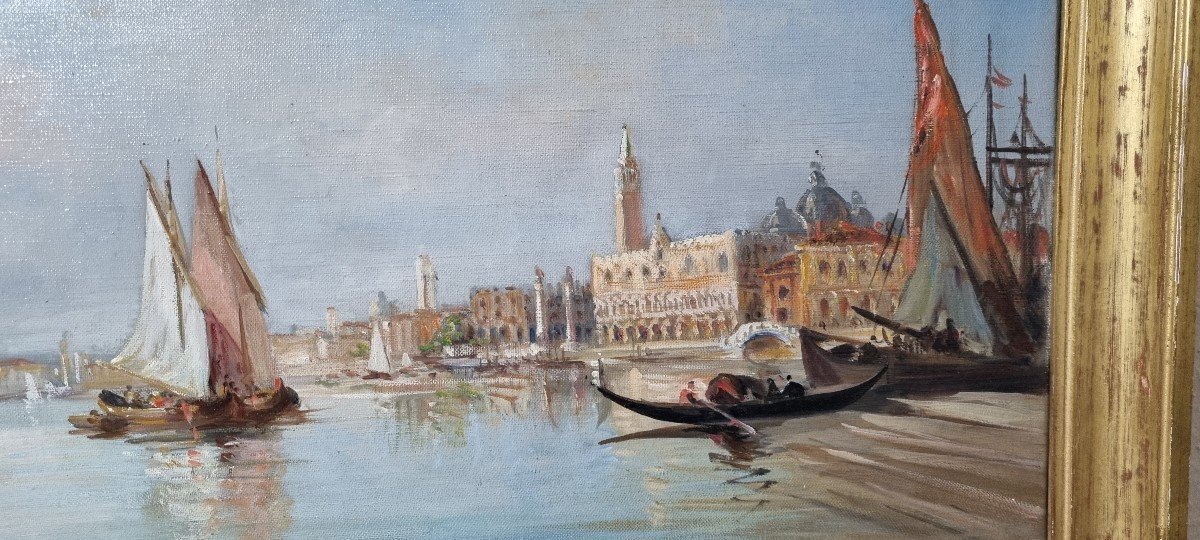 Large Painting Of Venice-photo-3