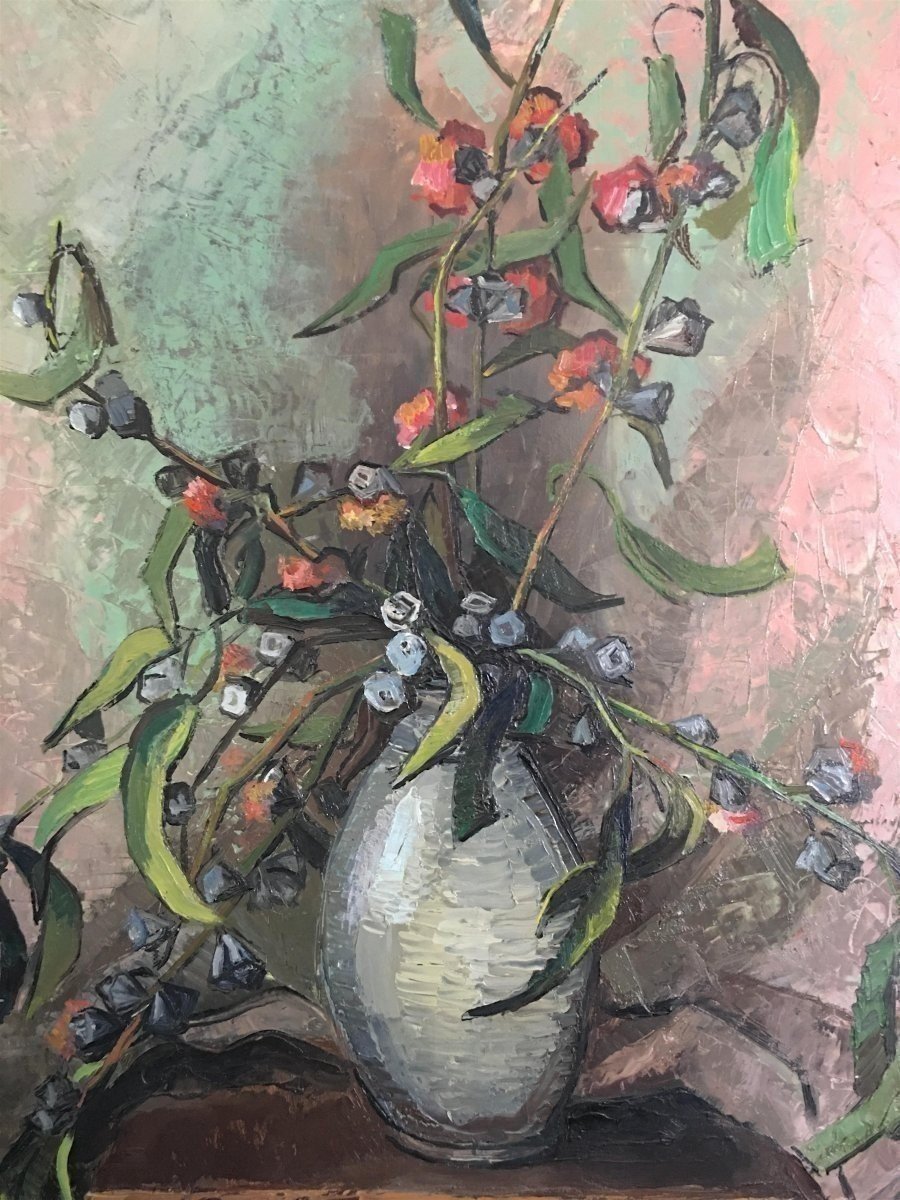 Nature Morte, Eucalyptus, Peintre Femme-photo-2