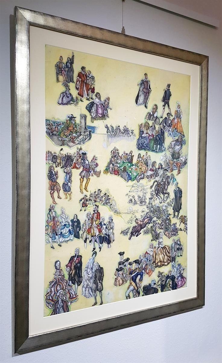 Historical Scene By Gyula Batthyany, Hungarian-photo-3