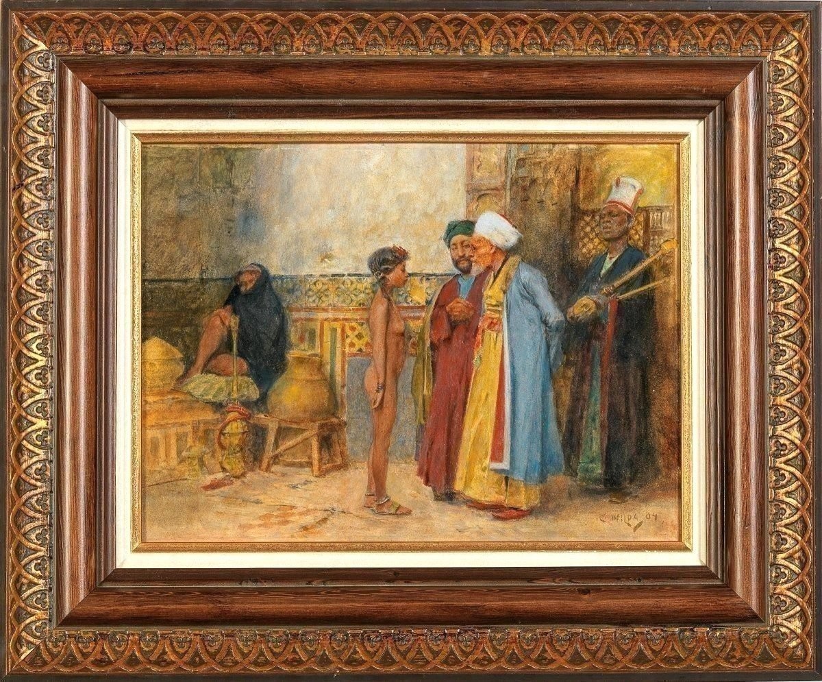 Tableau Orientale Par Wilda, 1904