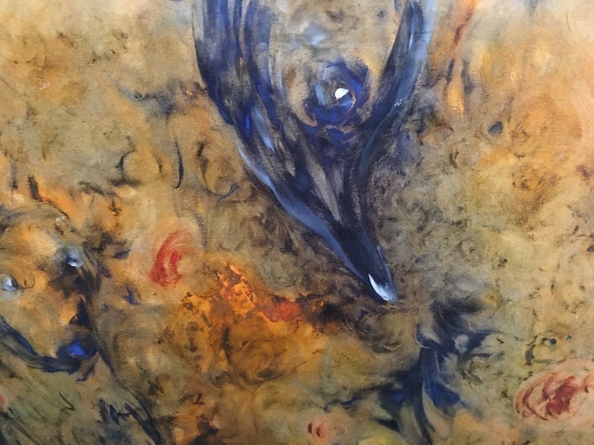 Paysage fantastique par Affandi, Indonésien-photo-3