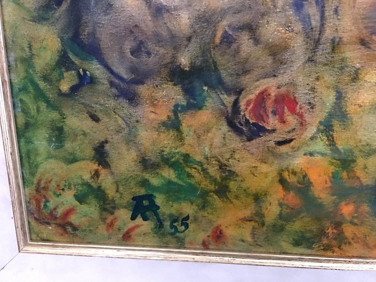 Paysage fantastique par Affandi, Indonésien-photo-4